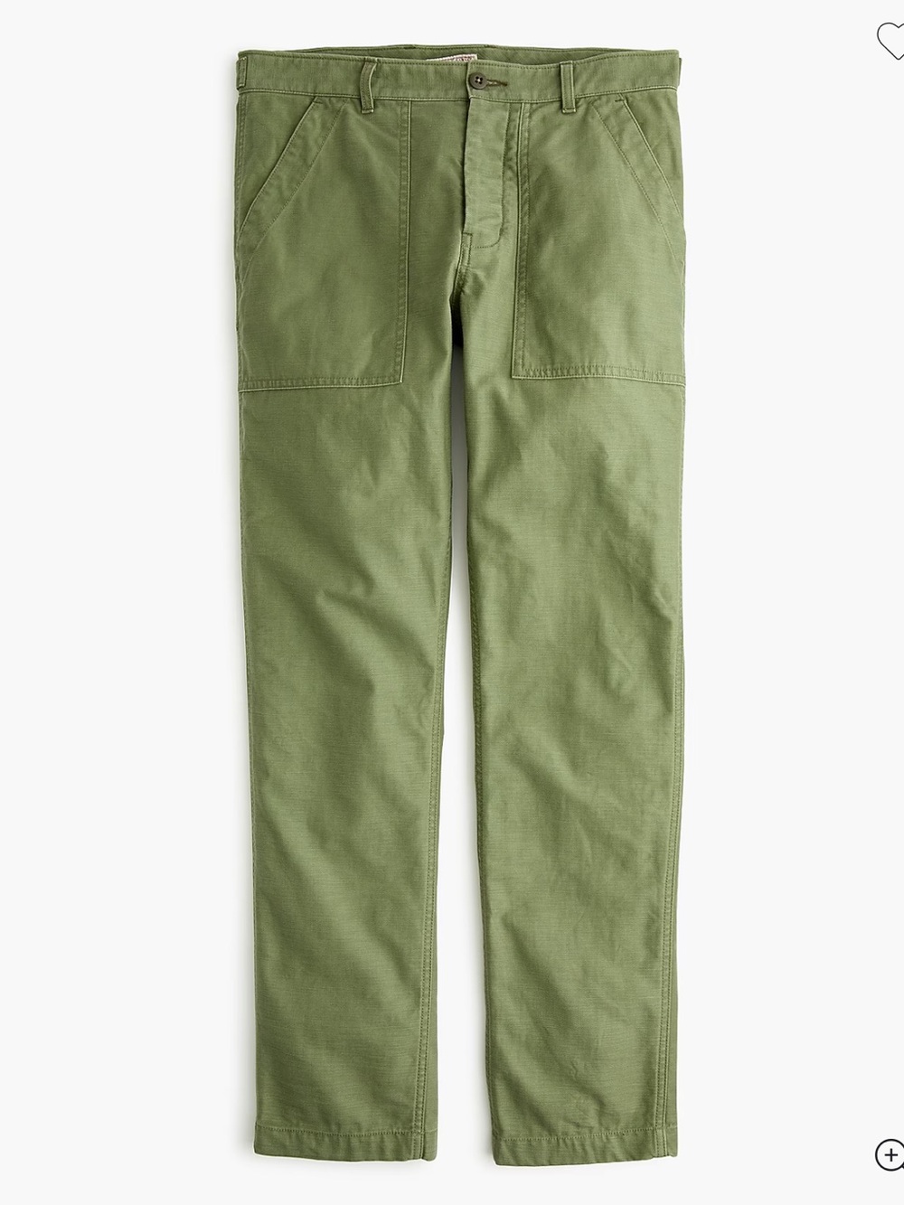 Wallace & Barnes J.Crew Olive Camp Pants Utility Fatigue J8138 32x32